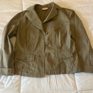 Ann Taylor Loft jacket, size 6, taupe